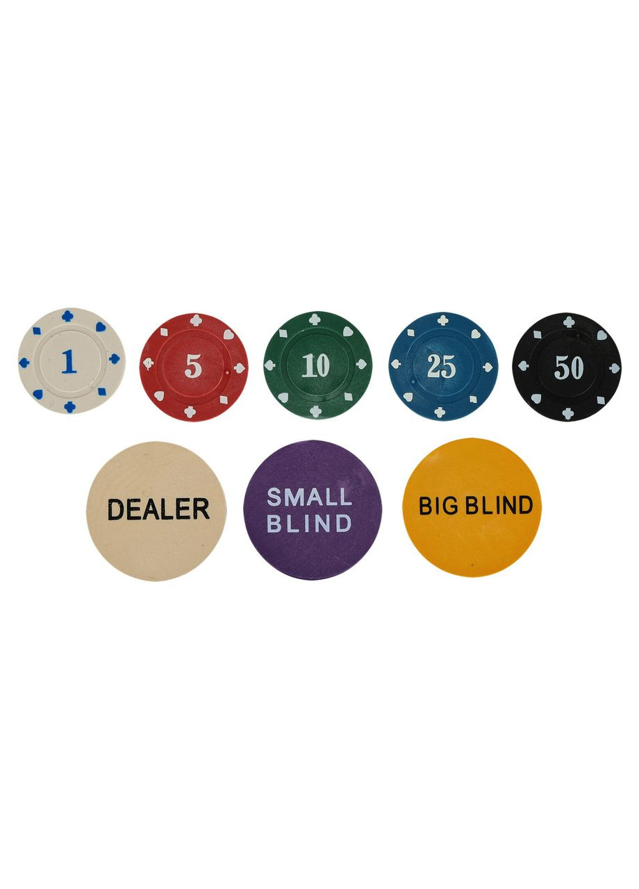 Набір для покеру в металевій коробці 6620K (200 фішок, без номіналу, 2 колоди карт, 24х11,5х11см) SP-Sport (354703986)