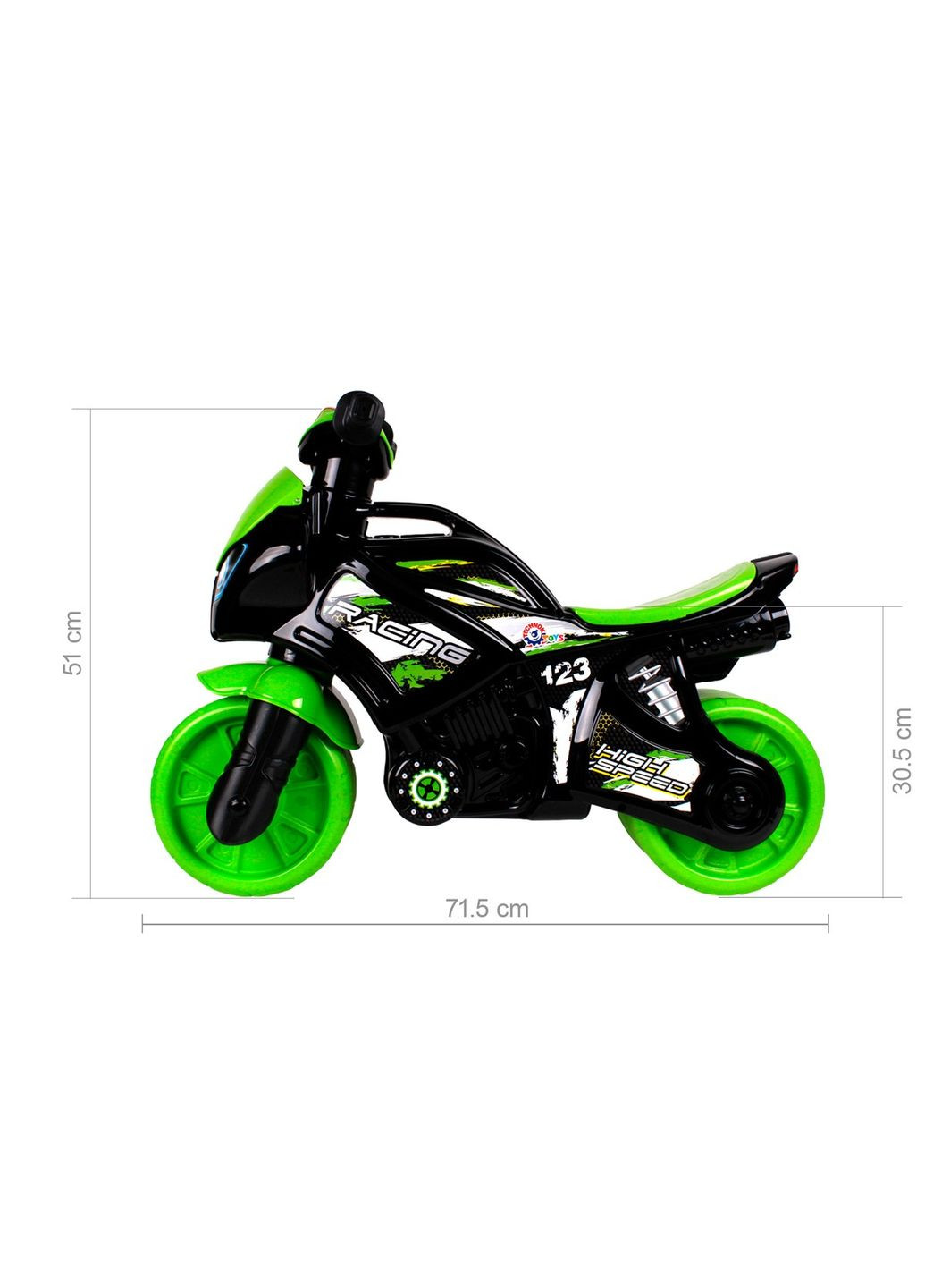 Игрушка Мотоциклтолокарь 6474 (4823037606474) ТехноК (292707942)