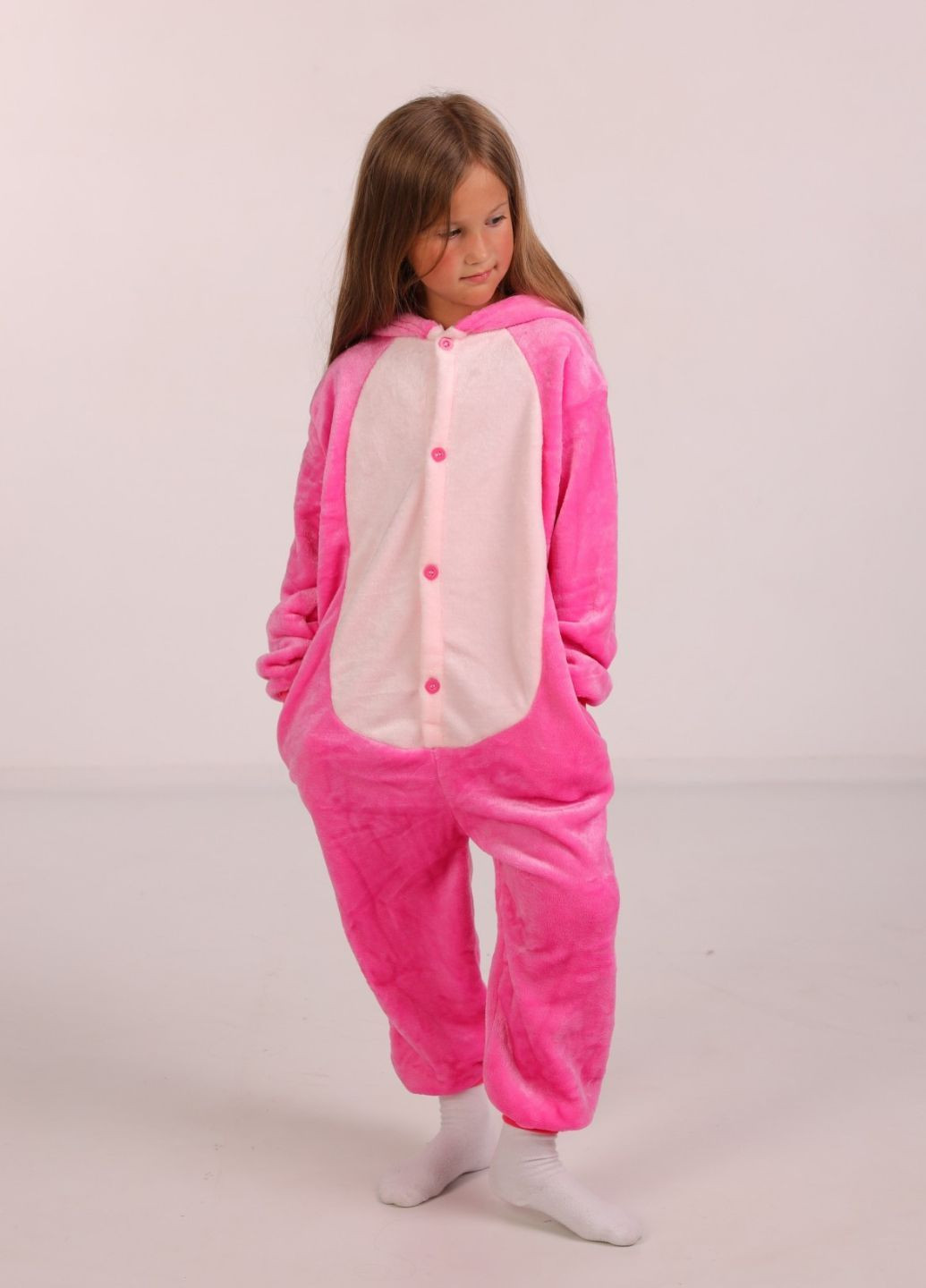 Кигуруми Стич розовый с капюшоном и карманами для детей My Kigu (365244816)