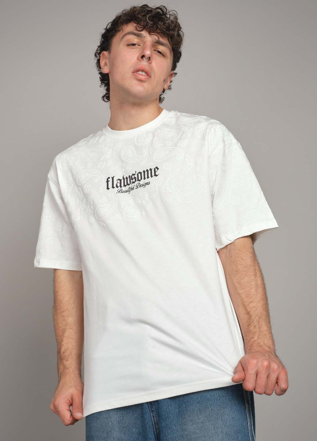 Біла футболка чоловіча Fashion