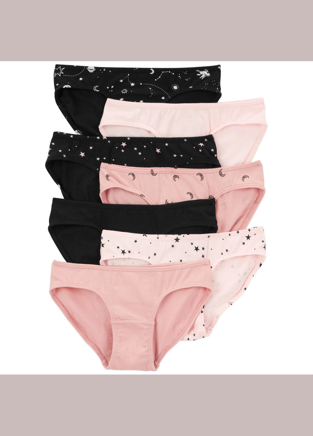 Комплект трусиков Carter`s 7в1 для девочки 62-66 см (3R169010_) Carter's (305324615)