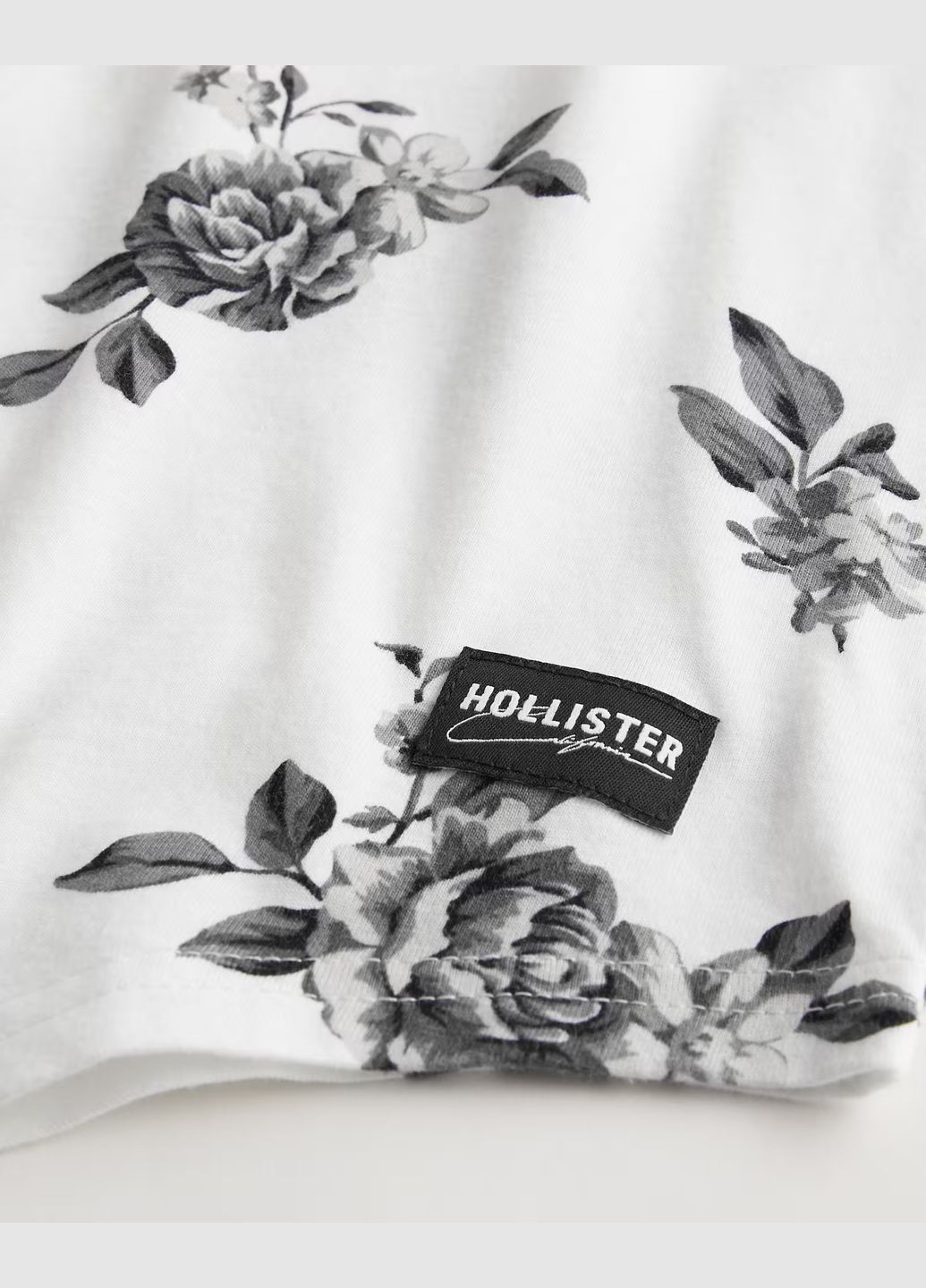 Белая футболка hc9587m Hollister