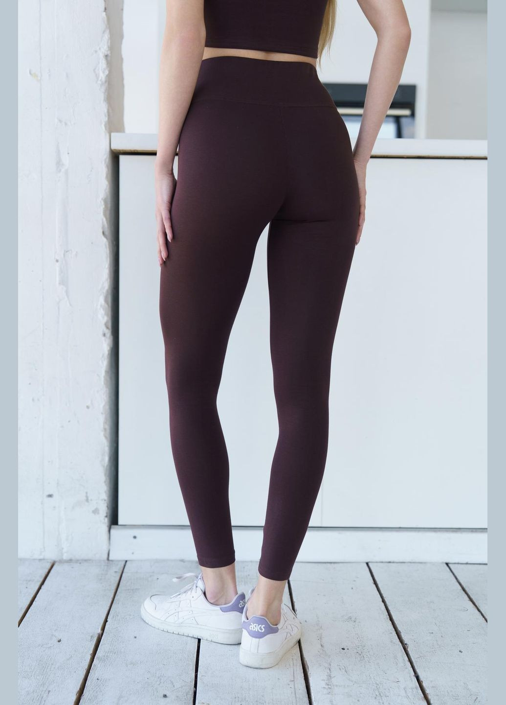 Комплект жiночий лосини + топ "Eva" коричневий Intruder (359379790)