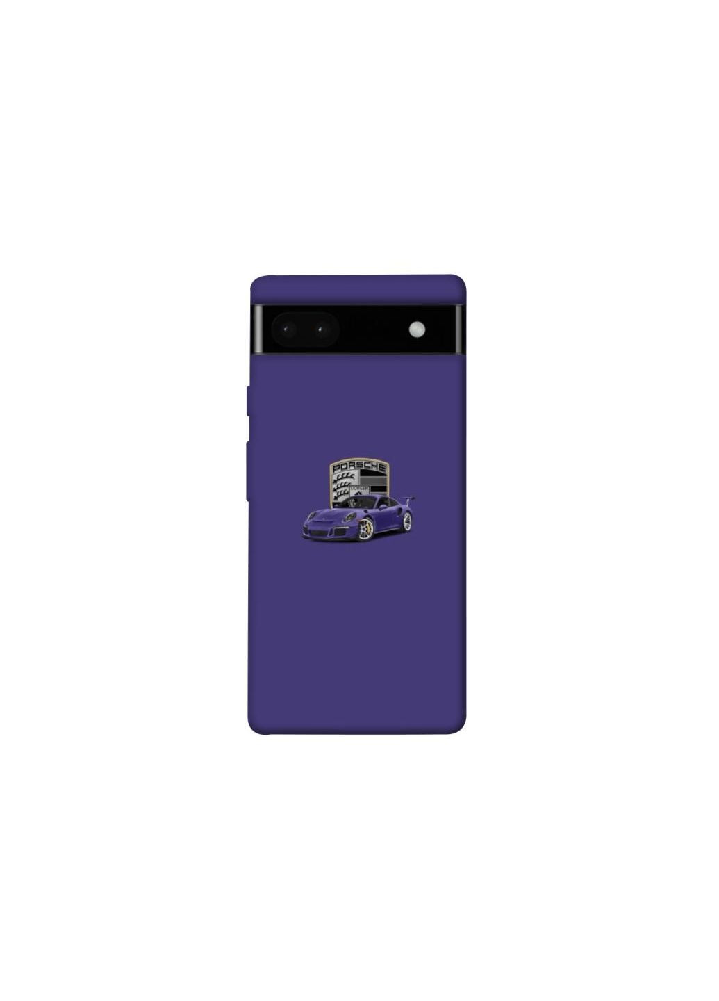 Чехол на Google Pixel 6a Porsche purple Frontalka (353838515)