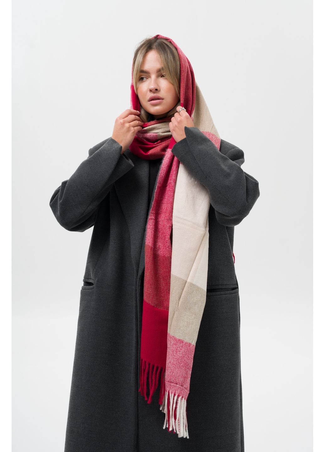 Шарф У Клітинку Terner Without (364686855)