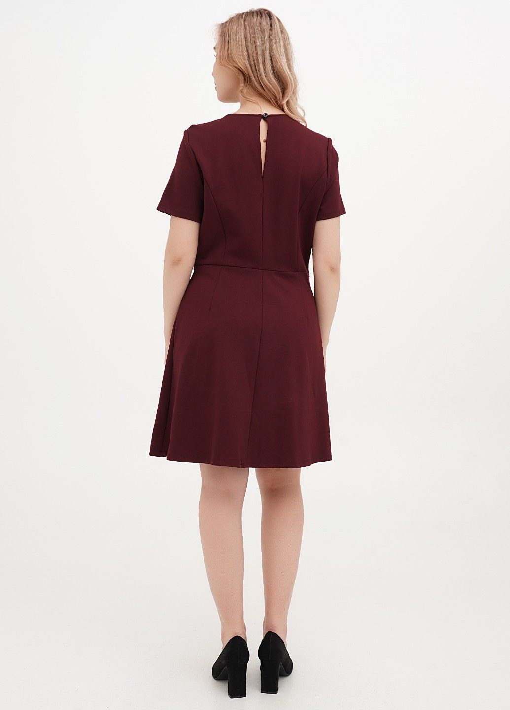 Бордова кежуал сукня George однотонна