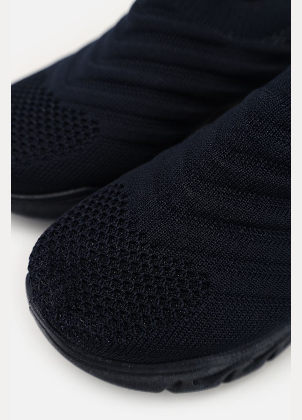 Темно-синие слипоны на плоской подошве для мальчика цвет темно-синий цб-00268940 Yuki