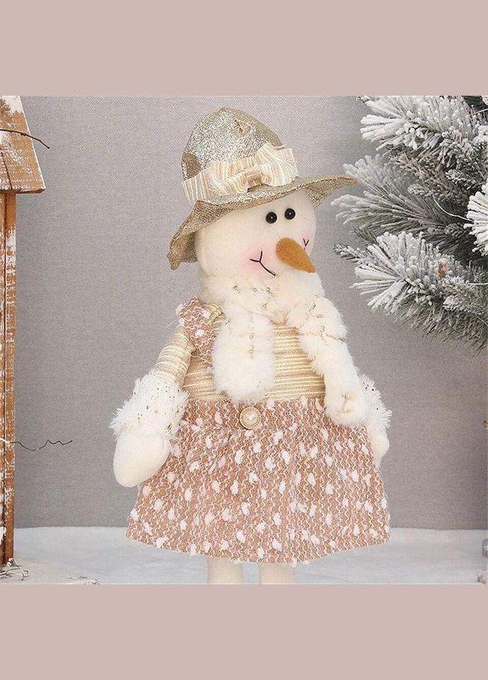 Великий різдвяний Сніговик Дівчинка на телескопічних ніжках No Brand (315355260)