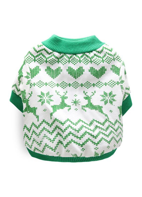 Свитшот для котов и кошек Pet Style "Узор" Зеленая S No Brand - (323232828)