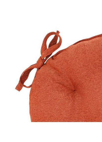 Подушка на стілець і крісло рогожка см помаранчевий No Brand (324828793)