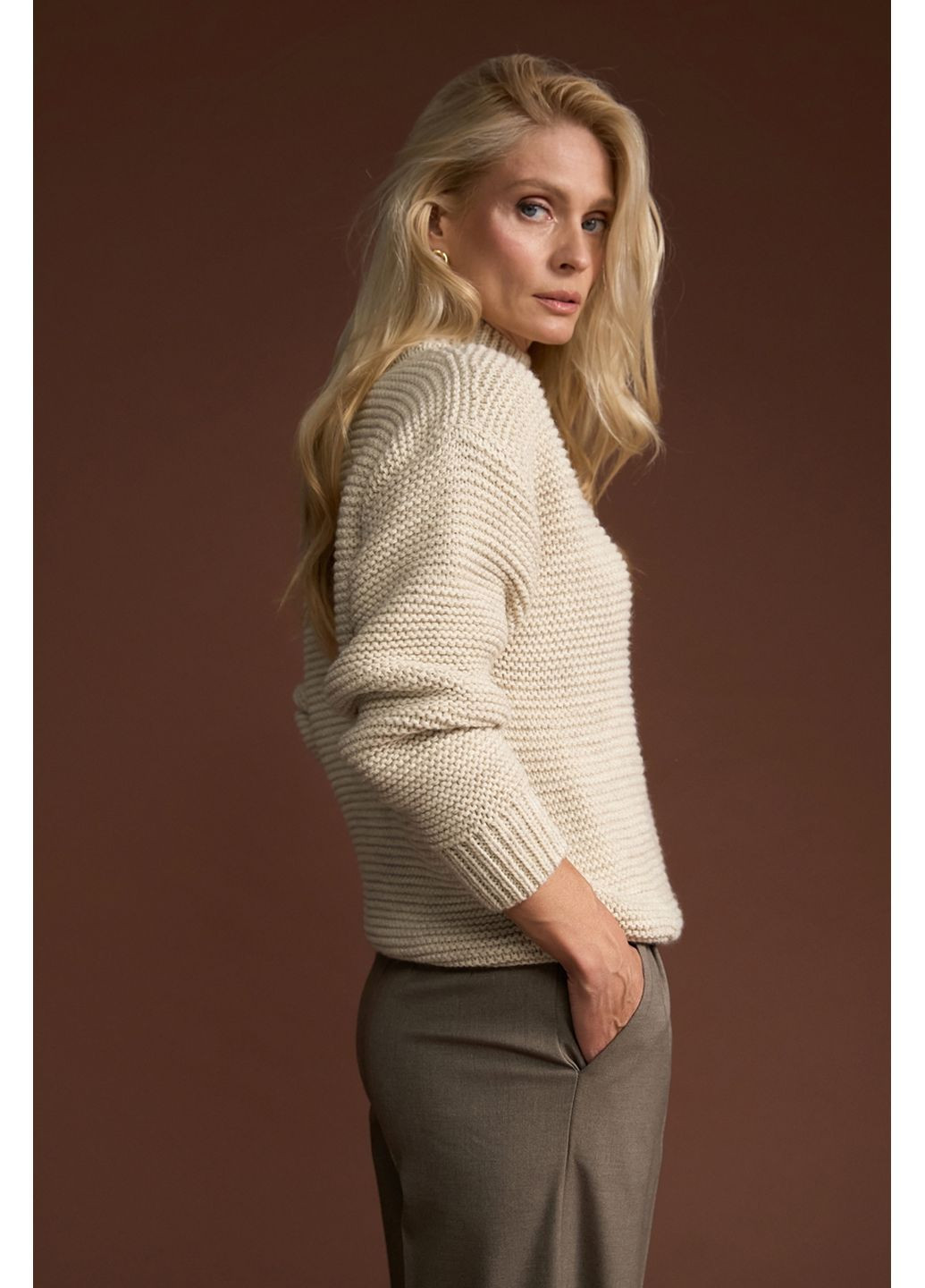 Бежевый свитер 2881 Triko Bakh