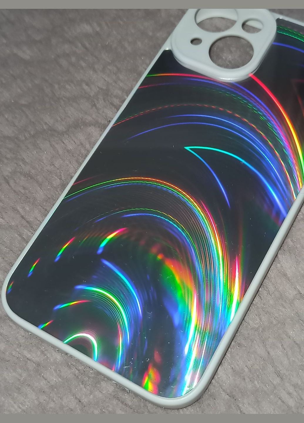 Блискучий силіконовий чохол на iphone 13, силіконовий бампер на айфон 13 14, дзеркальний чохол на iphone 14 Apple (343052094)