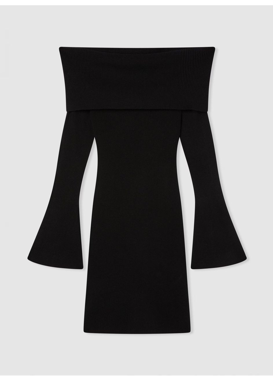 Черное платье жен Terranova однотонное