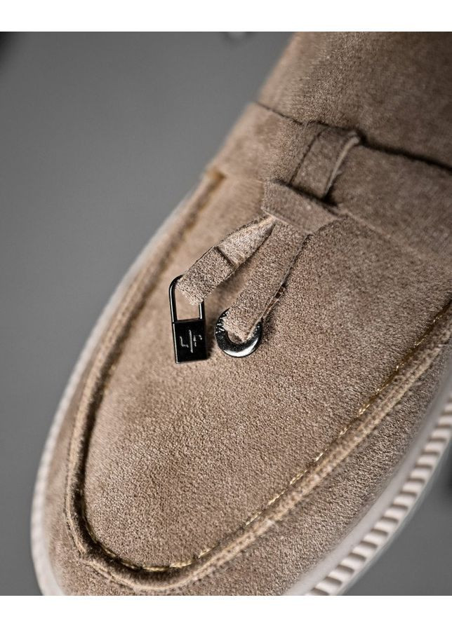 Жіночі лофери пудра No Brand бежеві демісезони (367583021)