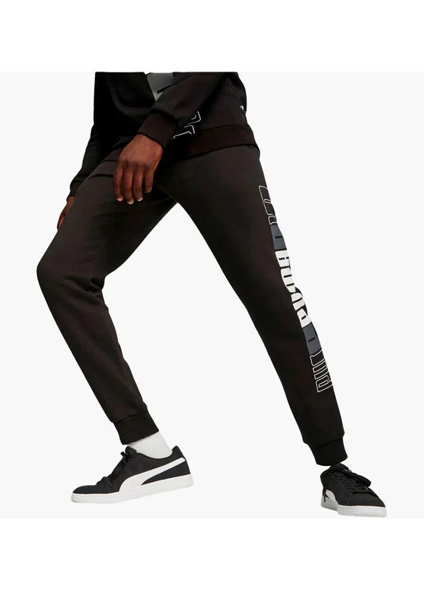 Черные демисезонные брюки Puma