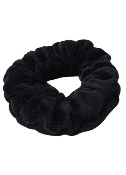 Резинка для волос велюровая ажур черная Hand Made UA 8 см Handmade (368772302)