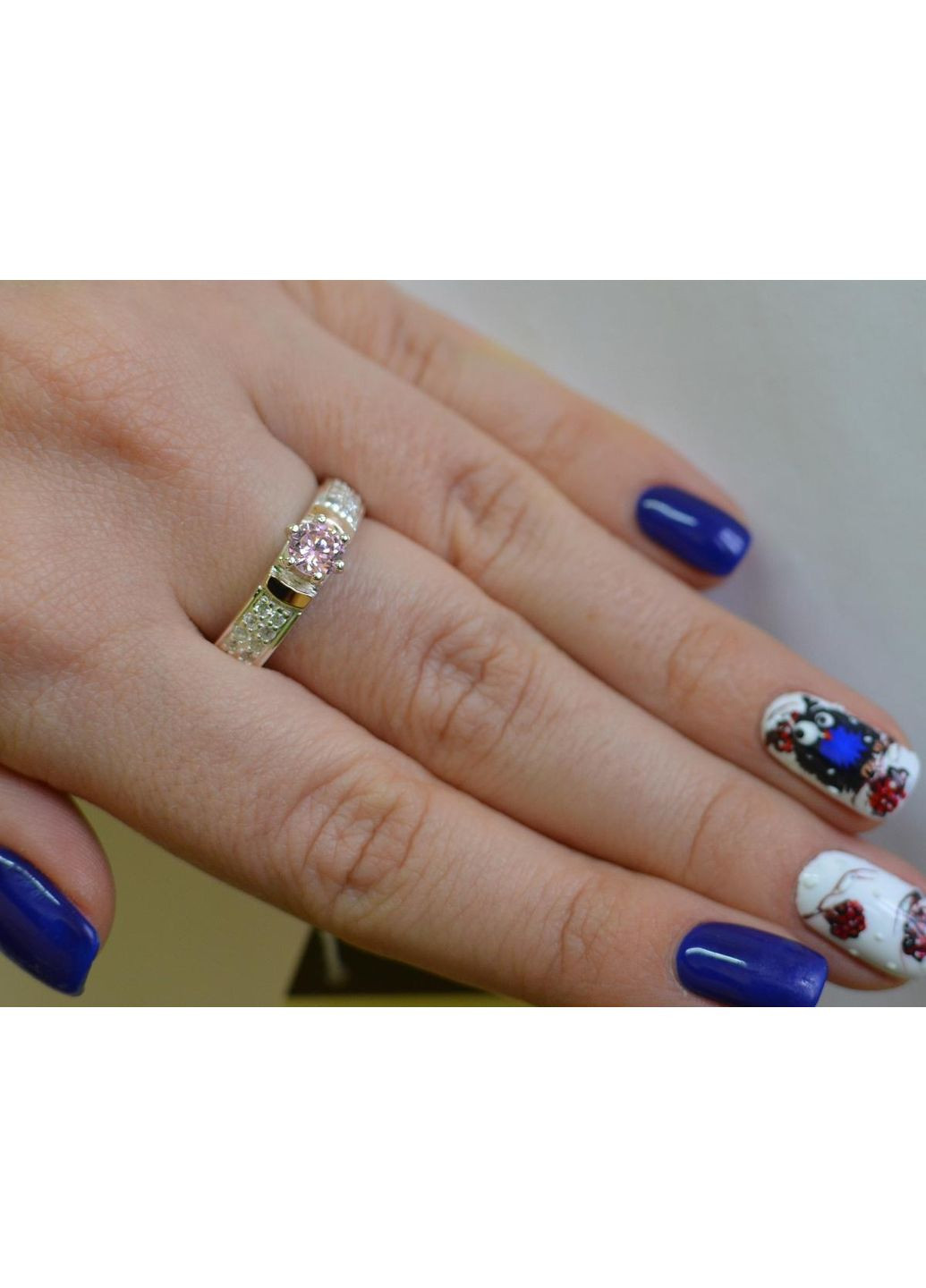 Серебряная кольца с золотыми напайками Silver Style (367268272)