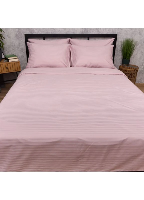 Комплект постельного белья Satin Stripe двуспальный 175х210 наволочки 4х50х70 (MS-820017053) Moon&Star Blush Satin (400231313)
