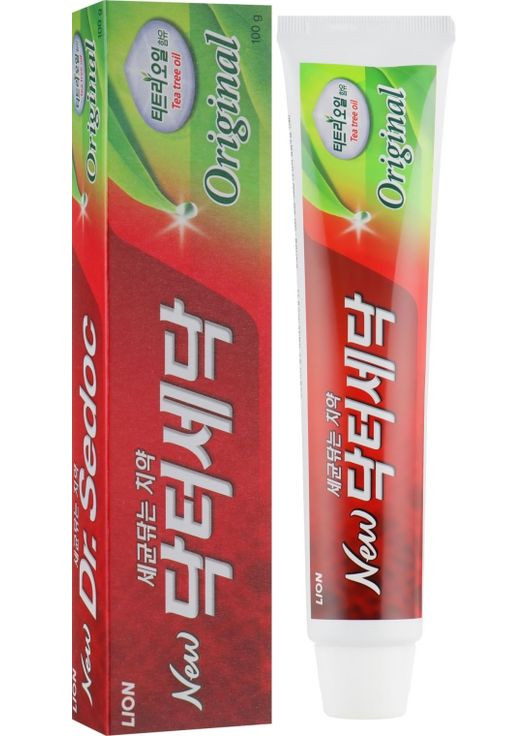 Зубная паста "Масло чайного дерева" Dr. Sedoc Original 140g (548229-31155483) CJ Lion (369134936)