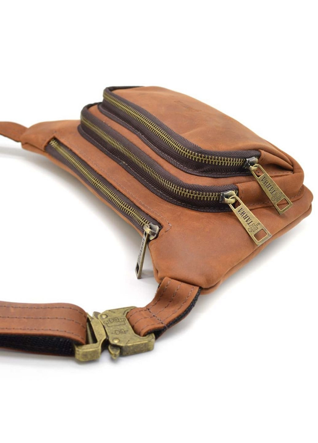 Чоловіча шкіряна сумка на пояс 14х29х5 см TARWA (315869230)