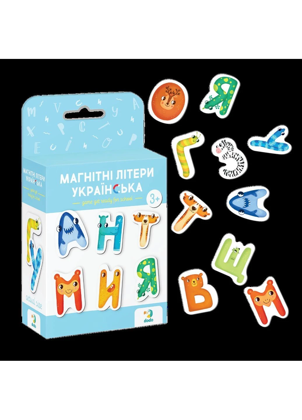 Магнітна гра Магнітні літери. Українська Dodo (402271888)