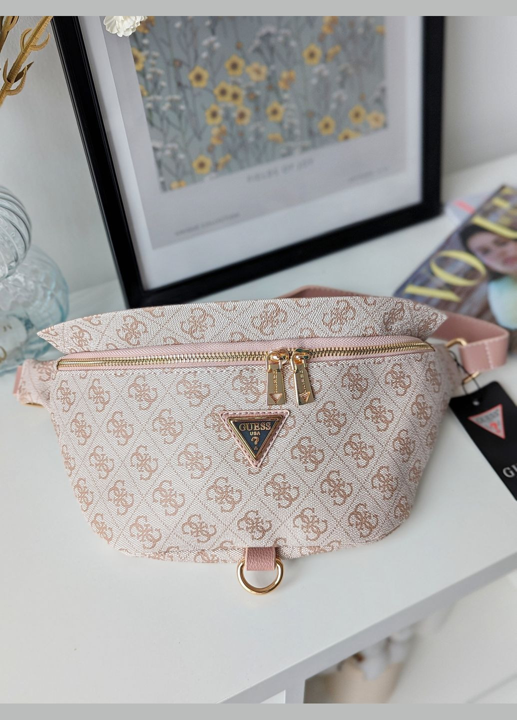 Жіноча бананка Гесс ЛЮКС (рожевий колір) No Brand (318304986)