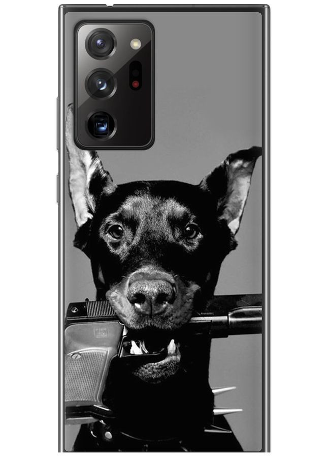 Силиконовый чехол 'Доберман' для Endorphone Samsung Galaxy Note 20 Ultra (282981785)
