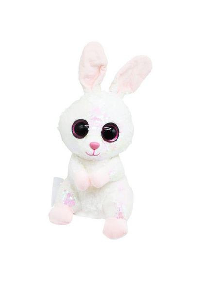 Мягкая игрушка "Зайка Глазастик" в пайетках МІС (365812956)