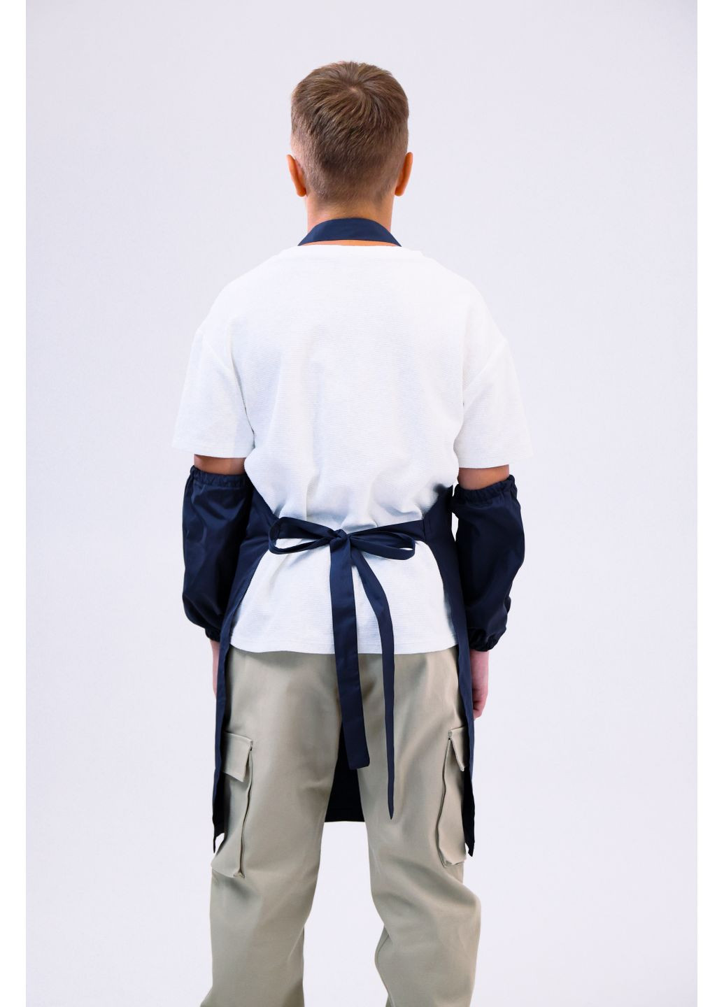 Комплект для школи, в школу з плащової тканини: та нарукавники No Brand фартух (349744702)