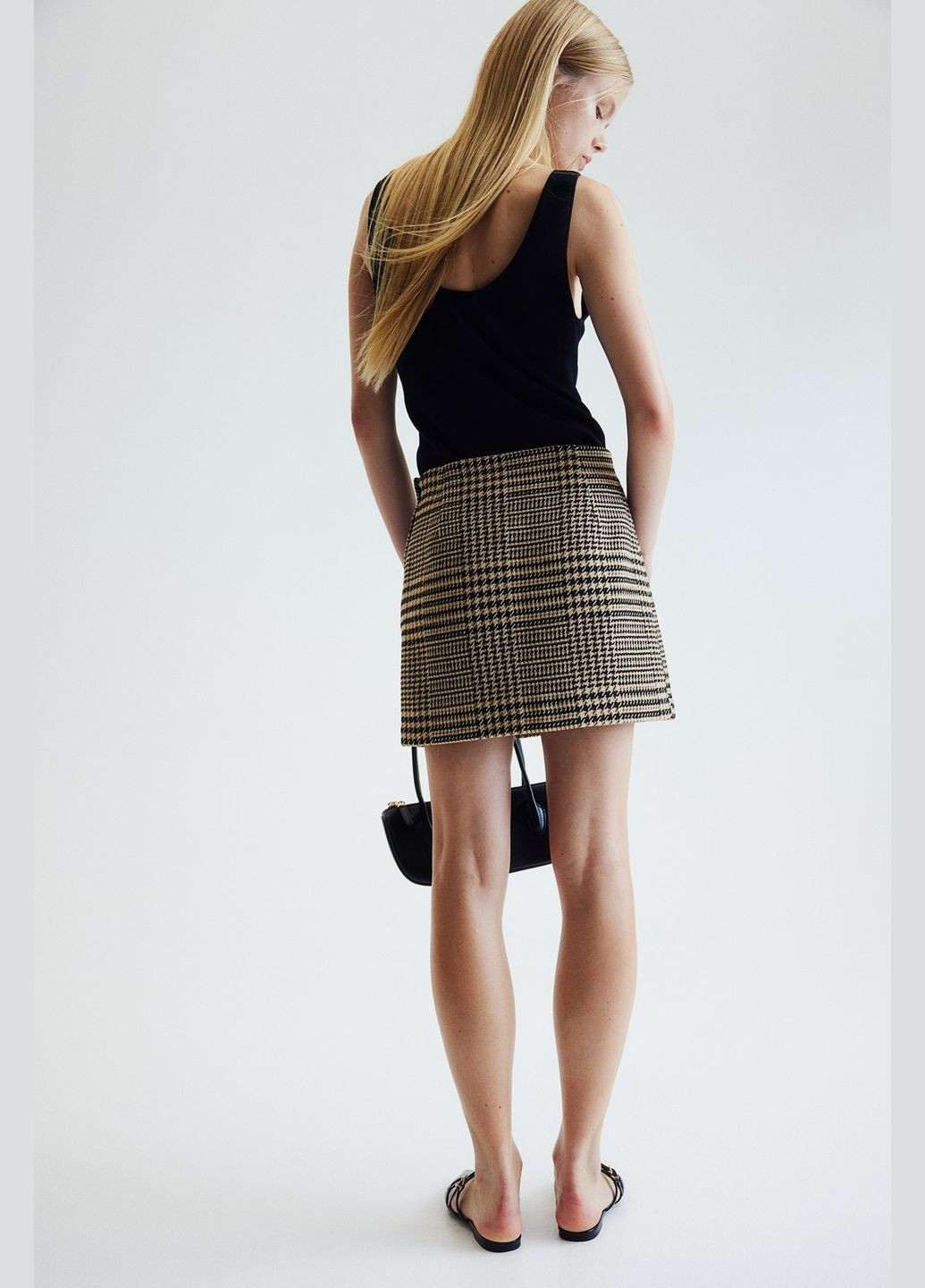 Бежевая юбка H&M