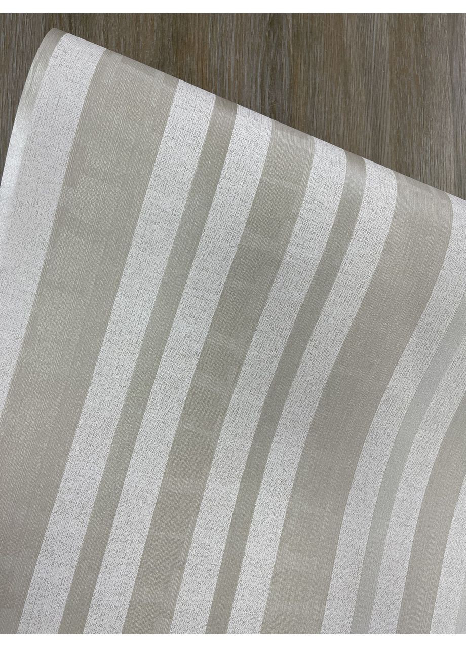 Шпалери бежеві в смужку на флізеліновій основі 97279, довжина 10 метрів. MARBURG (371775618)