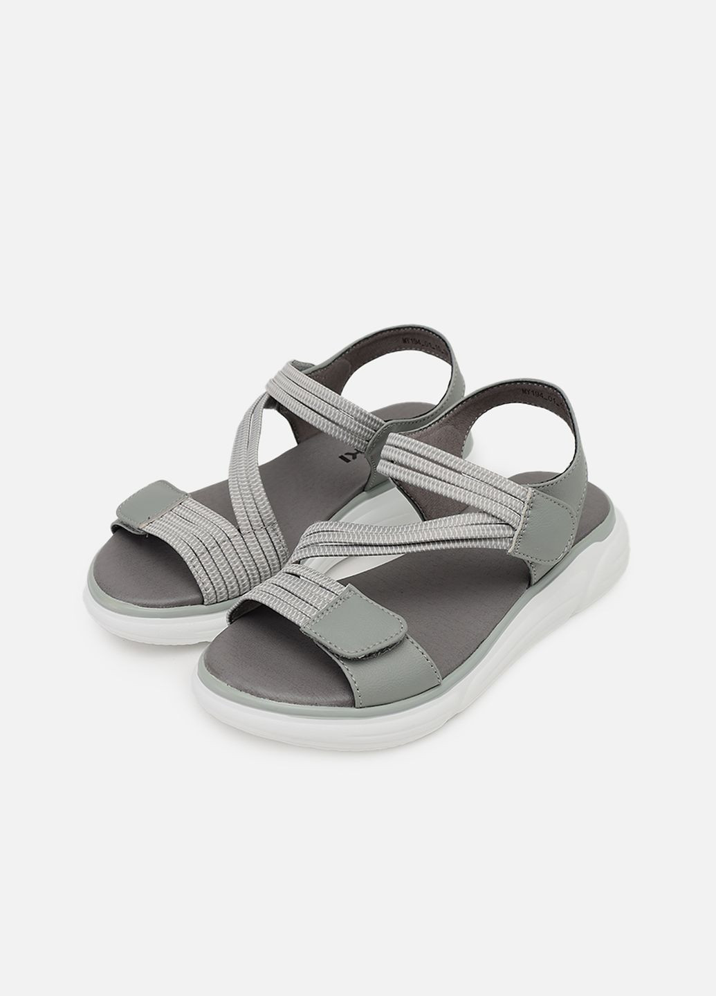 Босоніжки жіночі колір сірий CB-00264107 Yuki (330223246)