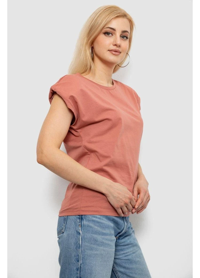 Футболка женская однотонная,, 244R2215-5 Ager - (385790029)