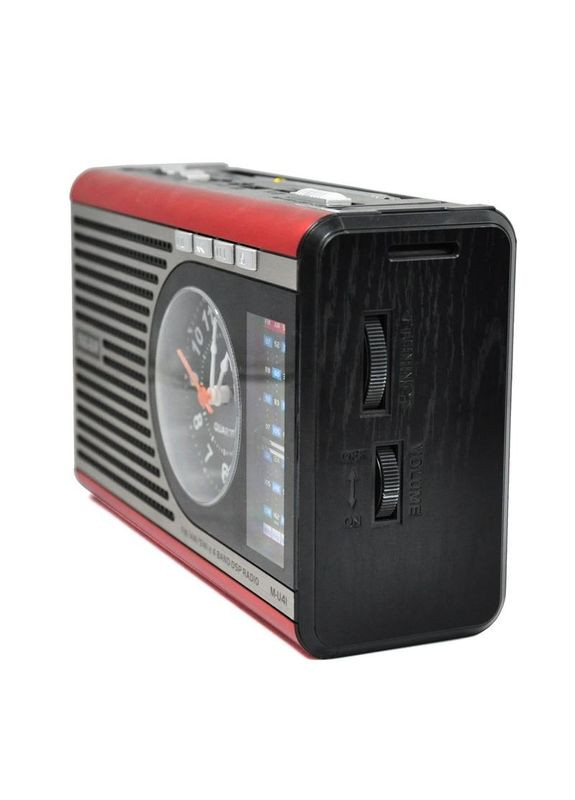 Радіоприймач акамуляторний bluetooth з годинником M 41BT 9 USB+SD No Brand (319159255)