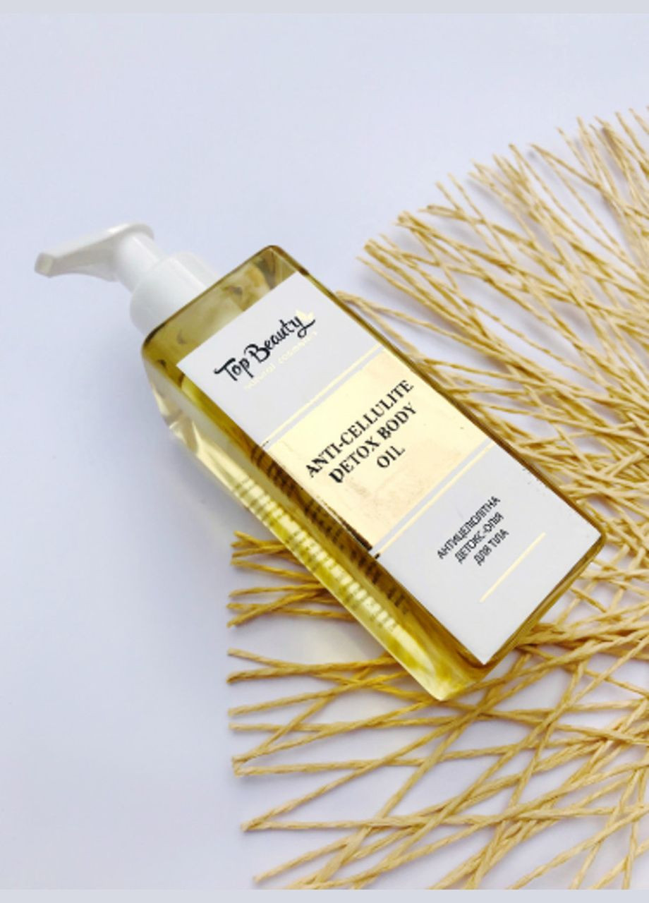 Антицелюлітне детокс-олія для тіла Anti-Cellulite Detox Body Oil 200 мл Top Beauty (268666379)