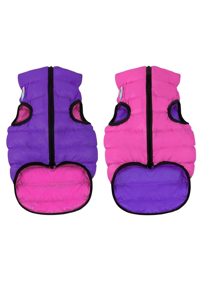 Курточка для собак двостороння, розмір XS 22, рожево-фіолетова Airy Vest (342414404)
