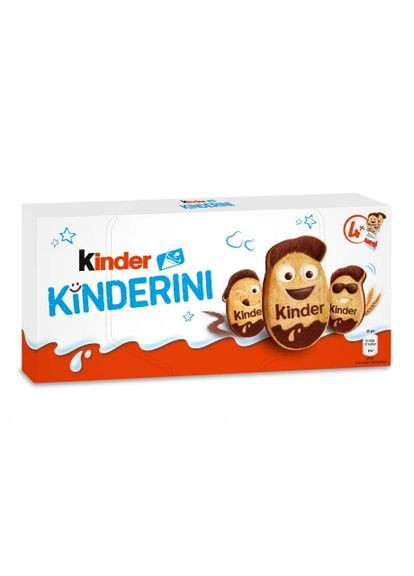 Печенье Kinderini хрустящее с какао-молочным декором 100 г Kinder (369924358)