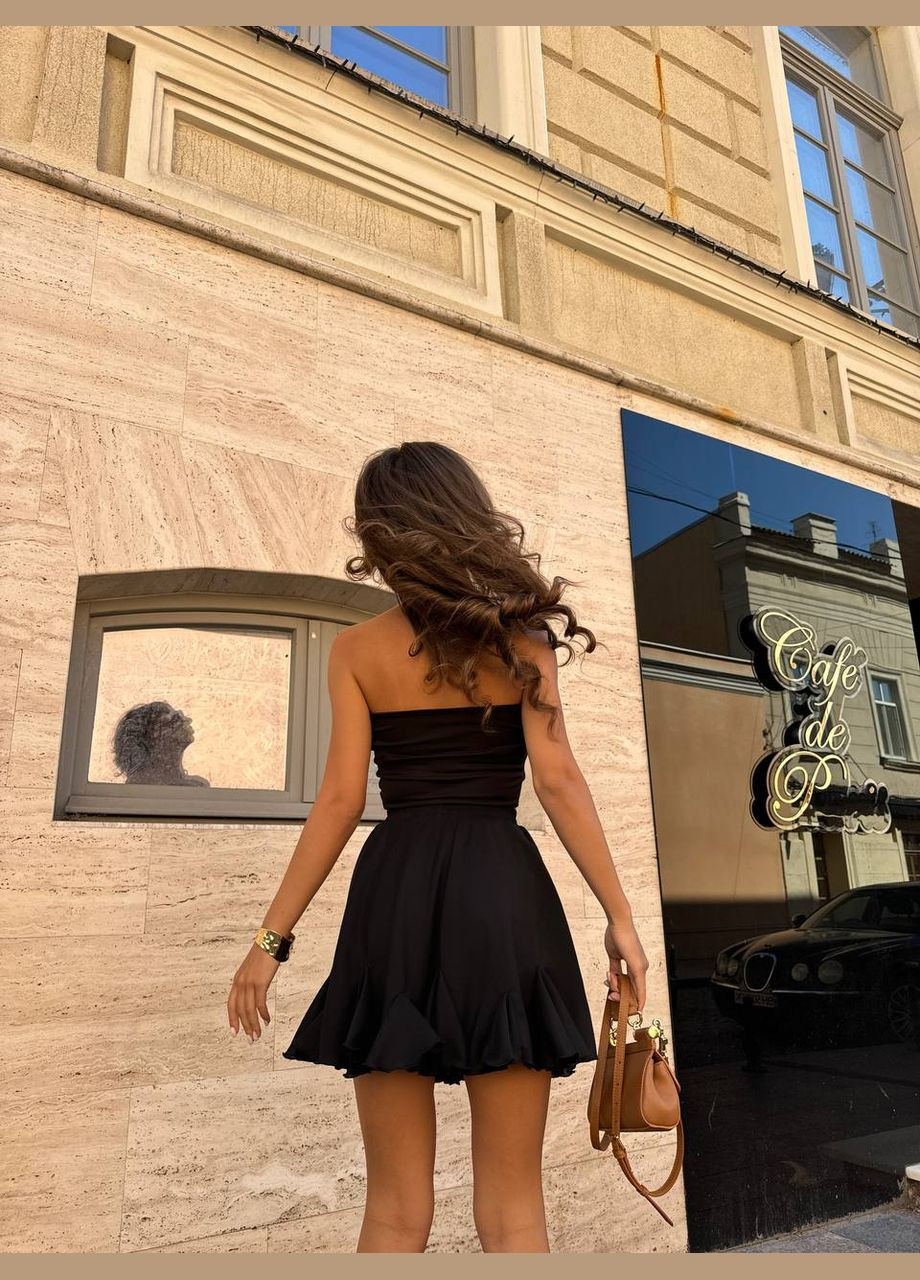 Жіноча спідниця міні з рюшами та на підкладці MonCher (346055324)