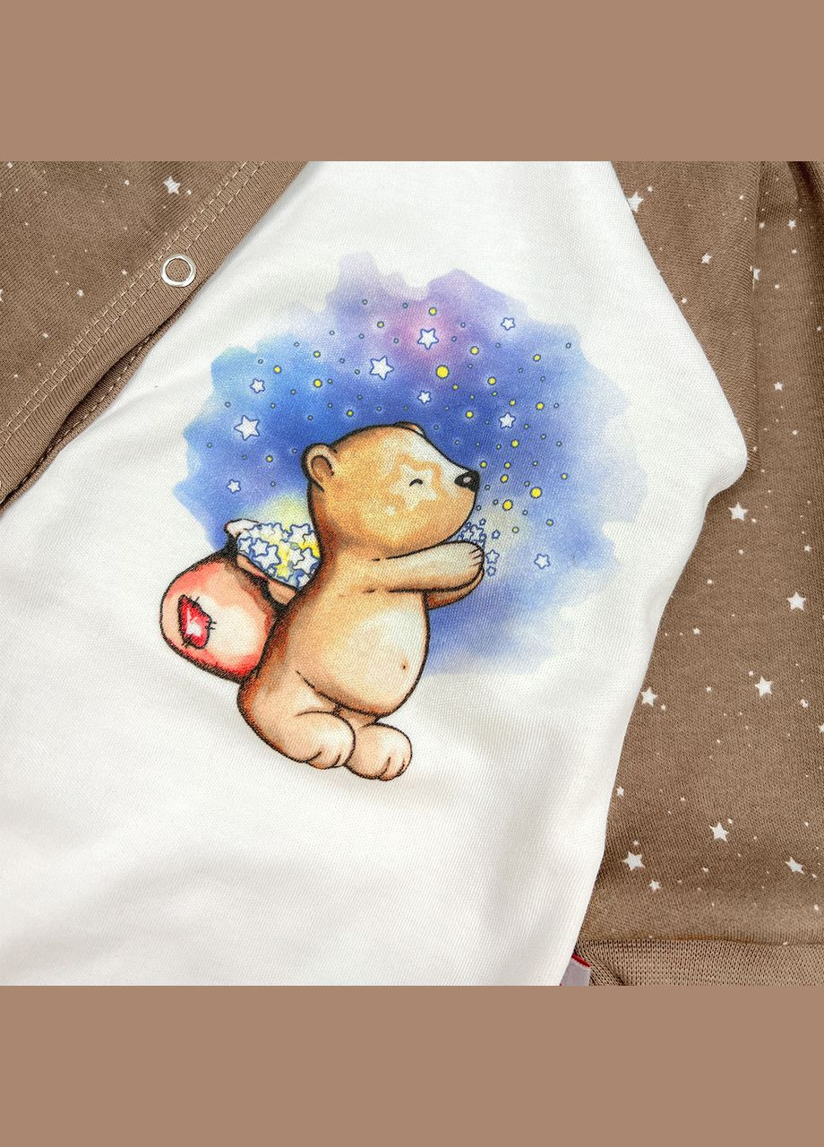 Боді для дитини з кнопками по всій довжині з малюнком Mocco Tunes (315893477)