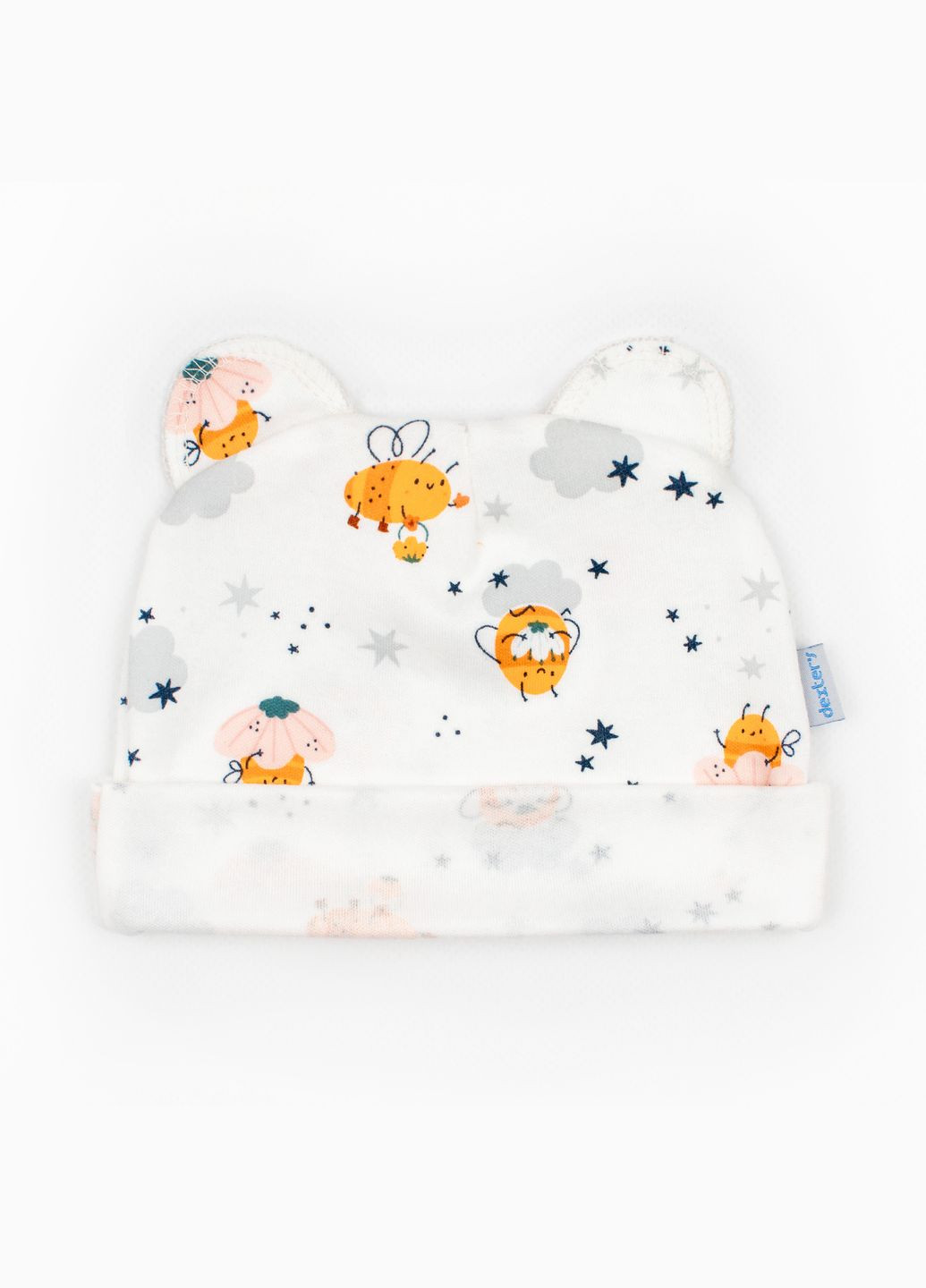 Шапочка з вушками інтерлок Bees 48 dexter's (306904036)