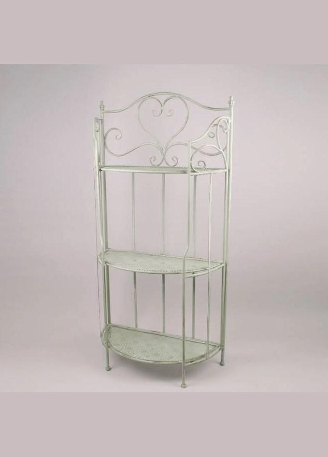 Этажерка металлическая оливковая 116 см. 39359 Flora (342109009)