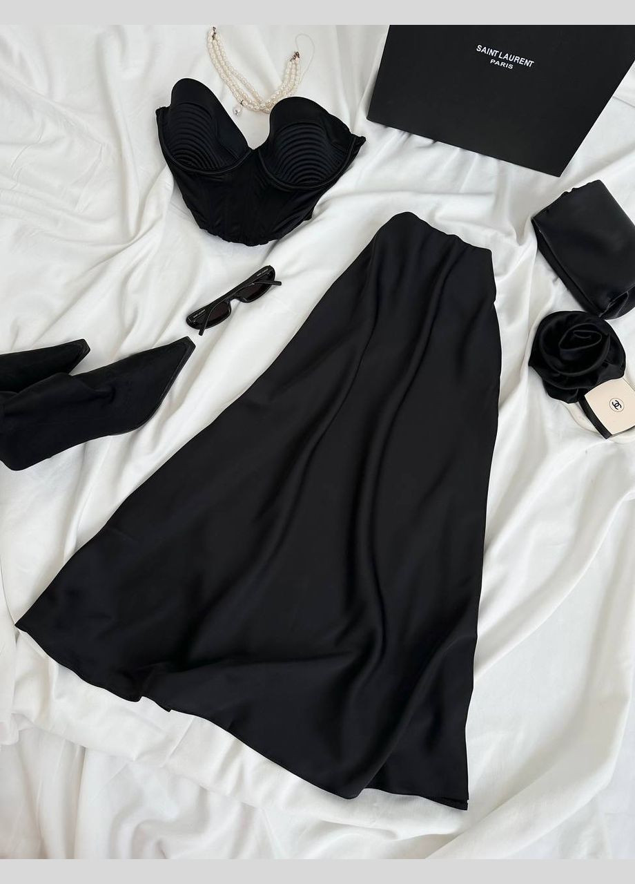 Жіноча шовкова спідниця максі Avanti (322443835)