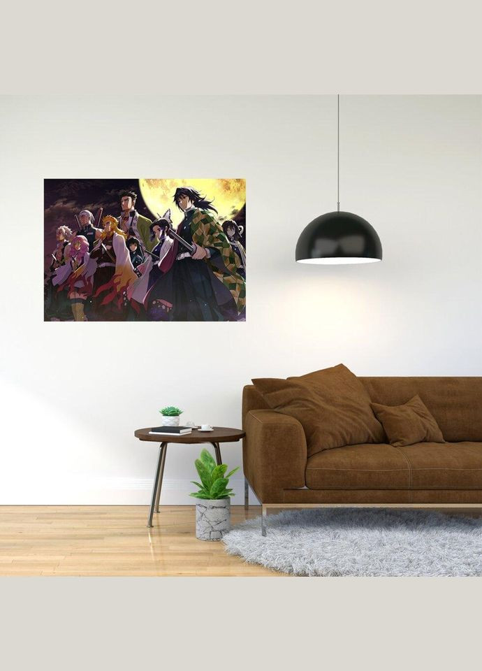 Плакат- з принтом Demon Slayer - Клинок розсікаючий демонів 2 A2 Кавун постер (316208886)