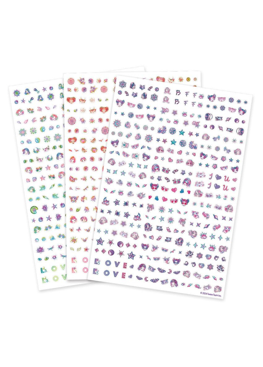 Набор наклеек на ногти – Боди-арт: Звездная красота. Nebulous Stars (370034523)