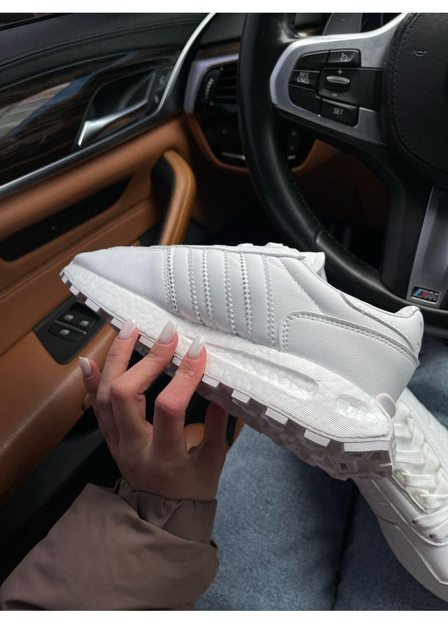 КРОССОВКИ ЖЕНСКИЕ ADIDAS RETROPY FULL WHITE АДИДАС РЕТРОПИ No Brand белые демисезоны (369387809)