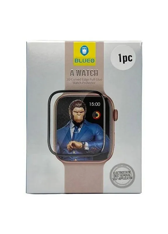 Полімерна 3D плівка для Apple Watch 10/11 46mm чорна з рамкою No Brand (402119418)