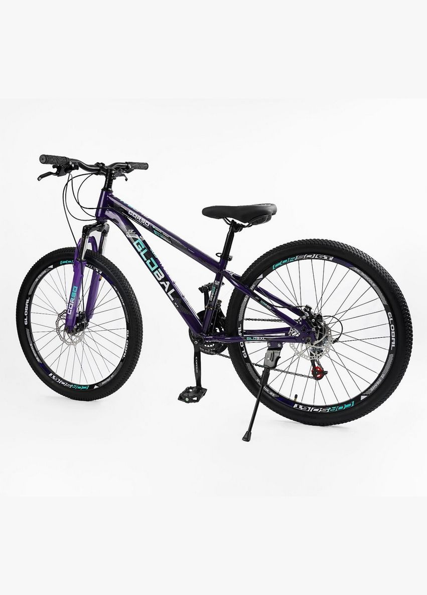 Велосипед Спортивний 26" GL-26105 "GLOBAL", рама сталева 13'', обладнання Saiguan 21 швидкість, зібраний на 75% (6800071261058) Corso (331344949)