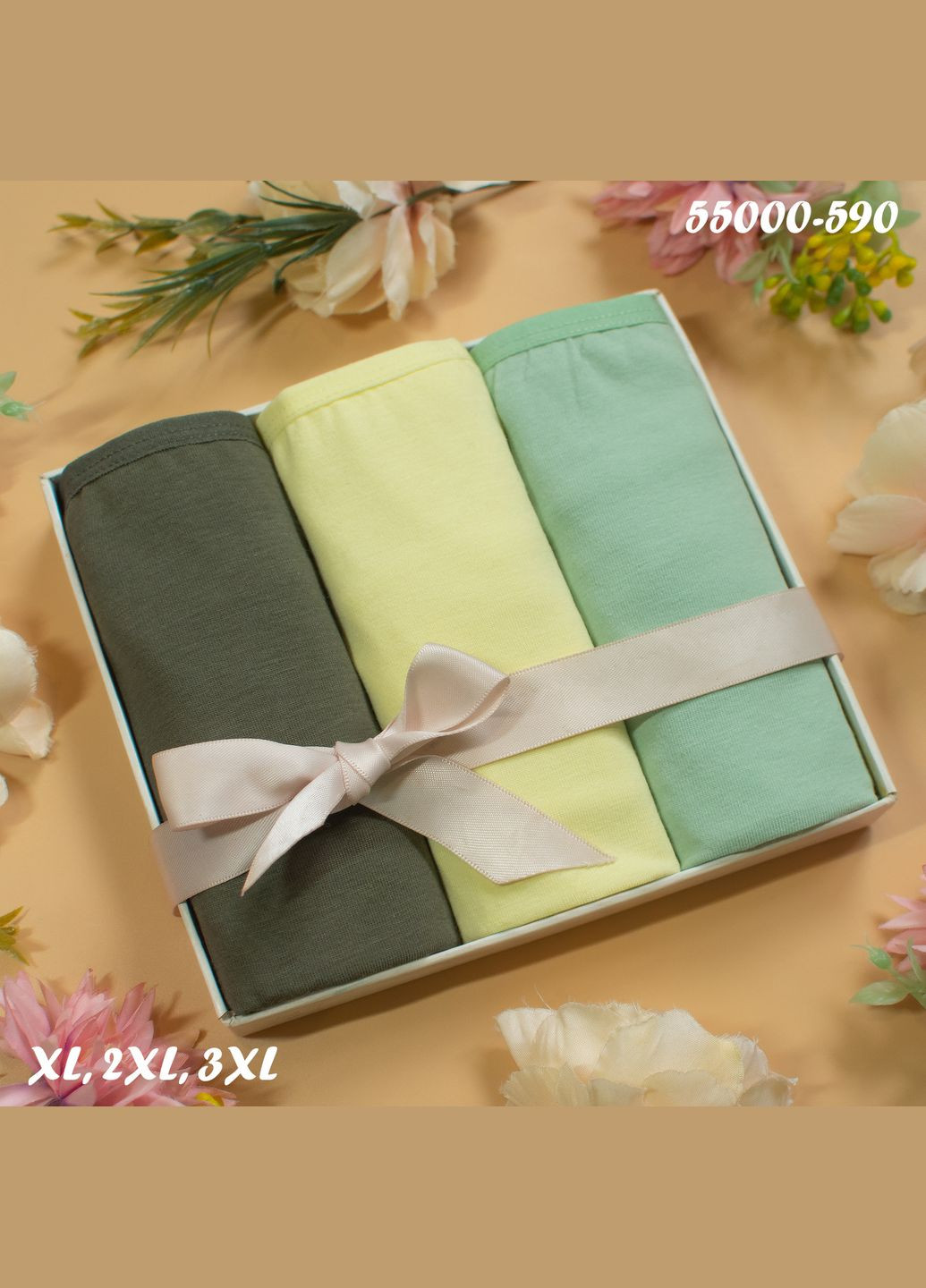 Набор трусиков женских брифы тройки 3 шт Dominant (303724853)