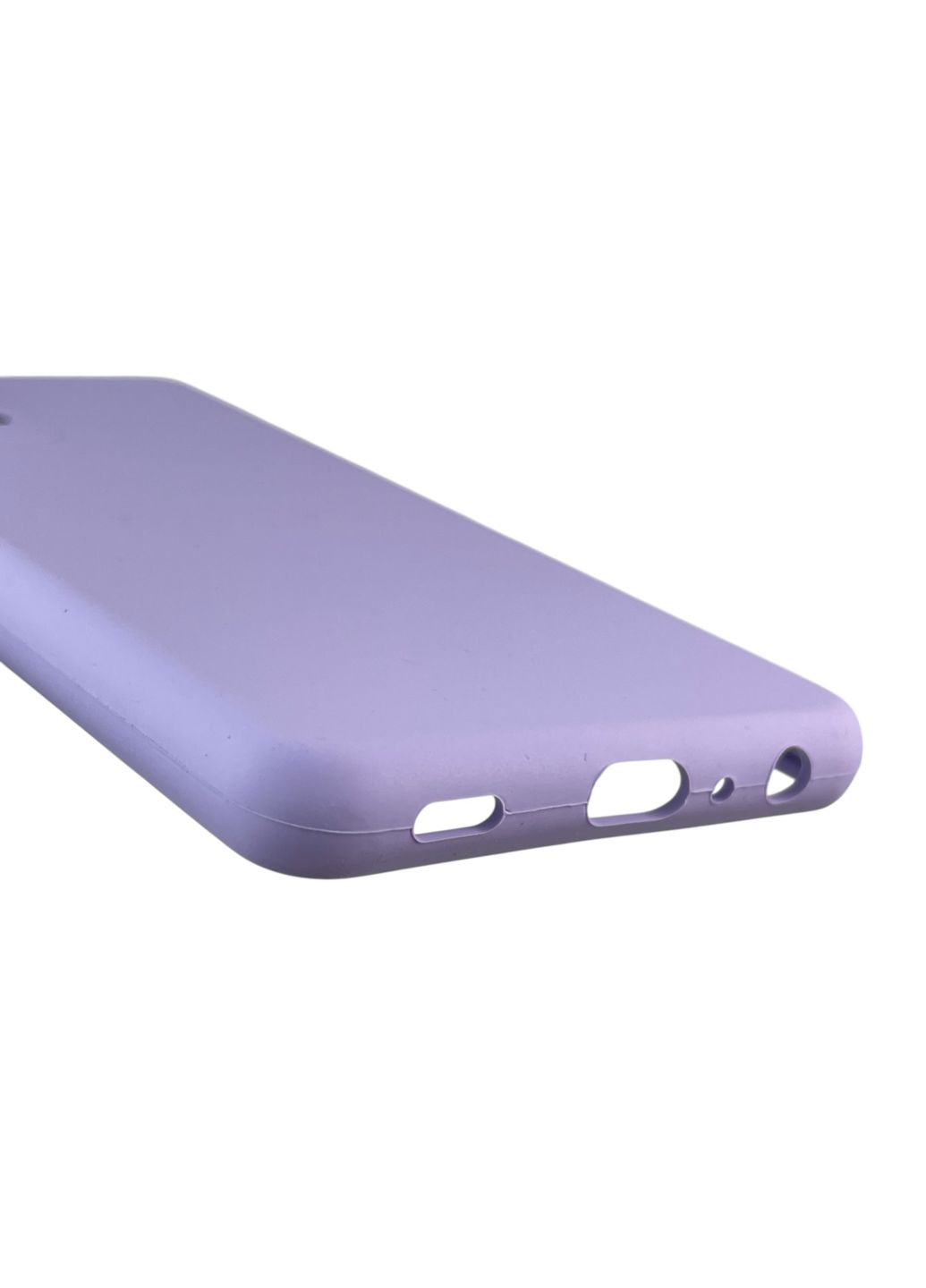 Чохол для Galaxy A52s (SM-A528F) силіконовий з мікрофіброю нековзний на самсунг а52с бузковий Samsung (366021982)