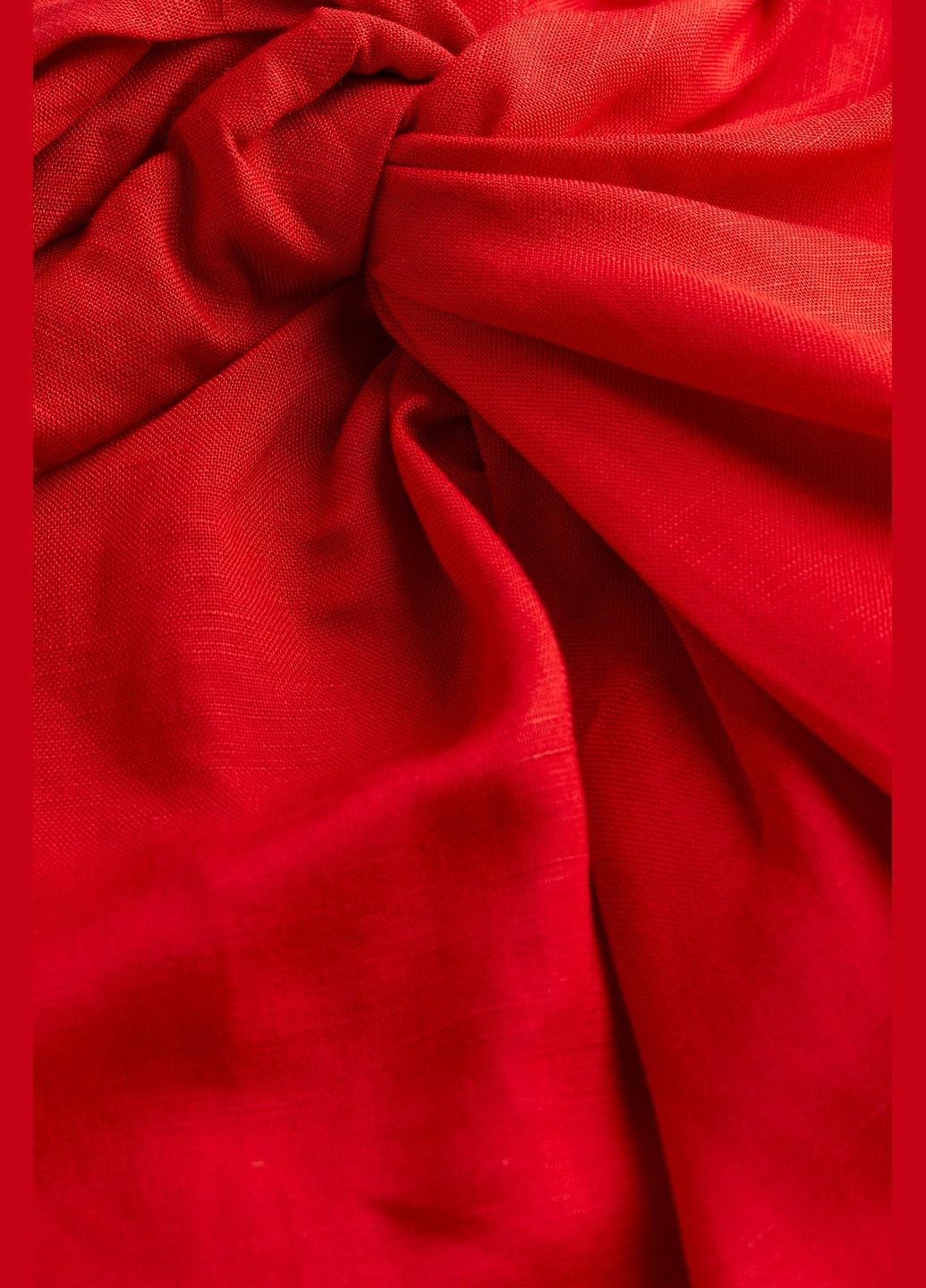 Красная повседневный однотонная юбка H&M